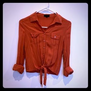 Rust Orange Top